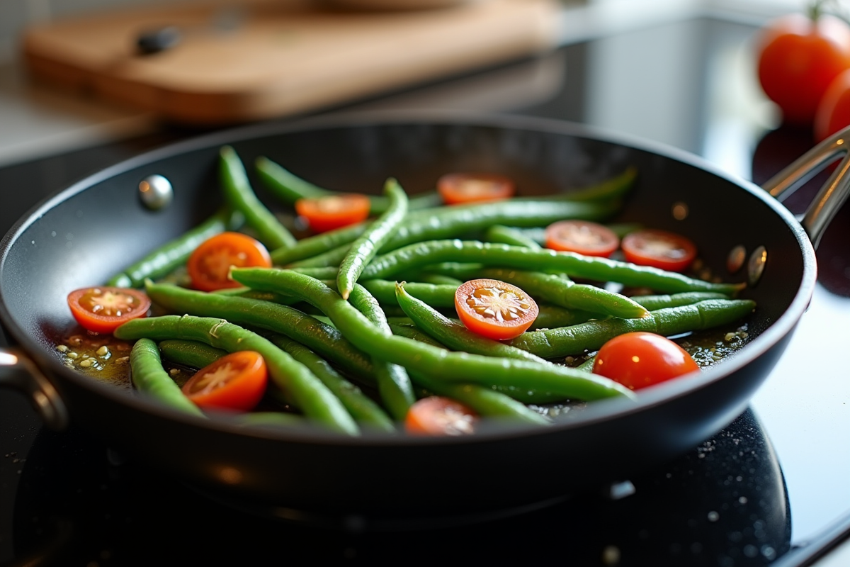 haricots tomates